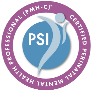 Perinatal Mental Health Certification badge from Postpartum Support International